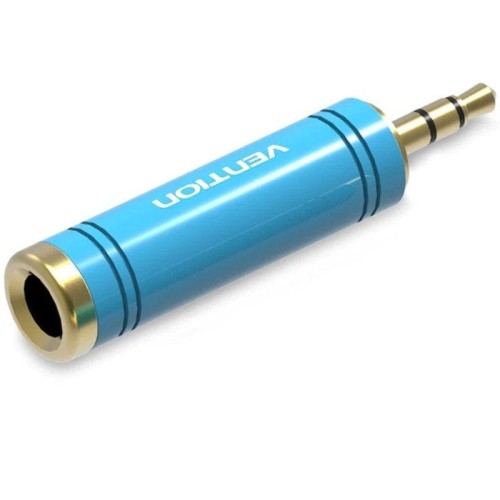 Audio Jack Adapter 6.5/h Jack 3.5/m Blue Vention