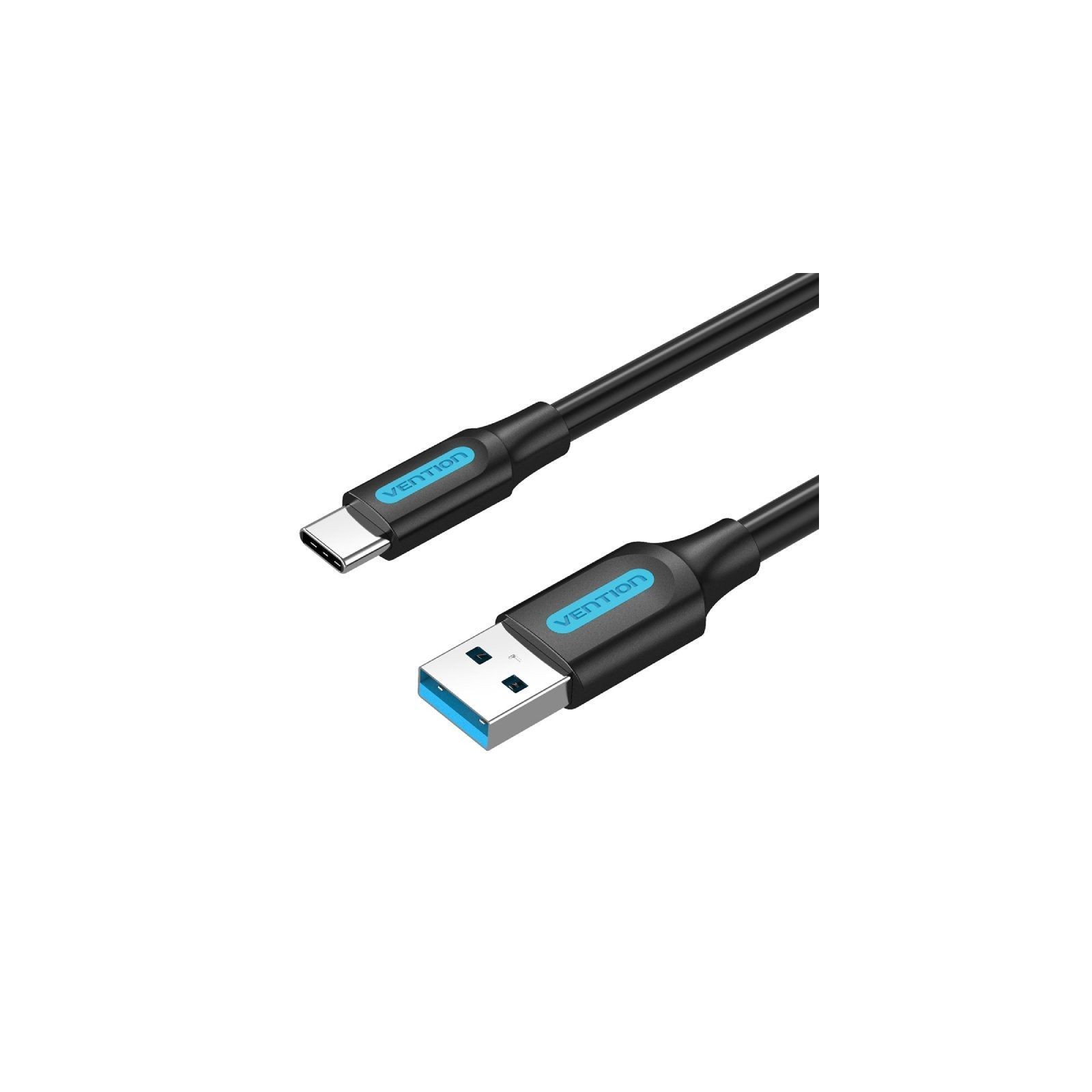 Cable USB-A 3.0 A USB-C 1.5 M Negro Vention