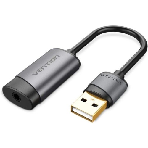 Vention USB Sound Card USB-A Male to 3.5mm Female