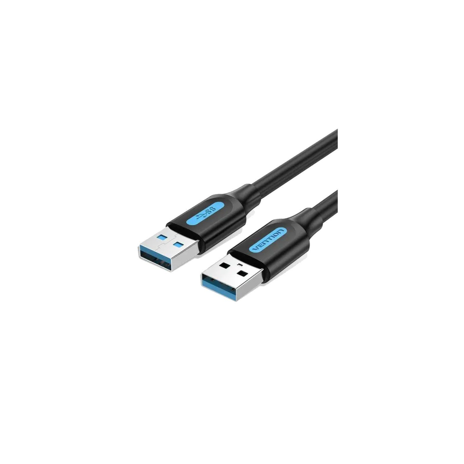 Vention 3m USB-A Male to Male Cable Black for Fast Data Transfer