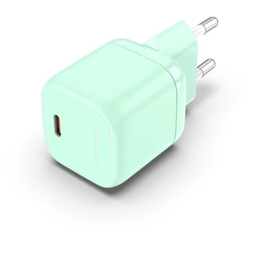 Vention 30W Wall Charger USB-C Green