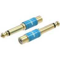 Adaptador de Audio Vention RCA a 6.5mm Azul