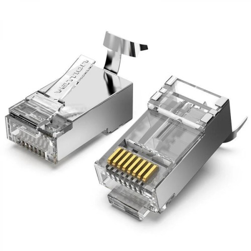 Conector RJ45 Cat7 FTP Paquete de 10 Vention