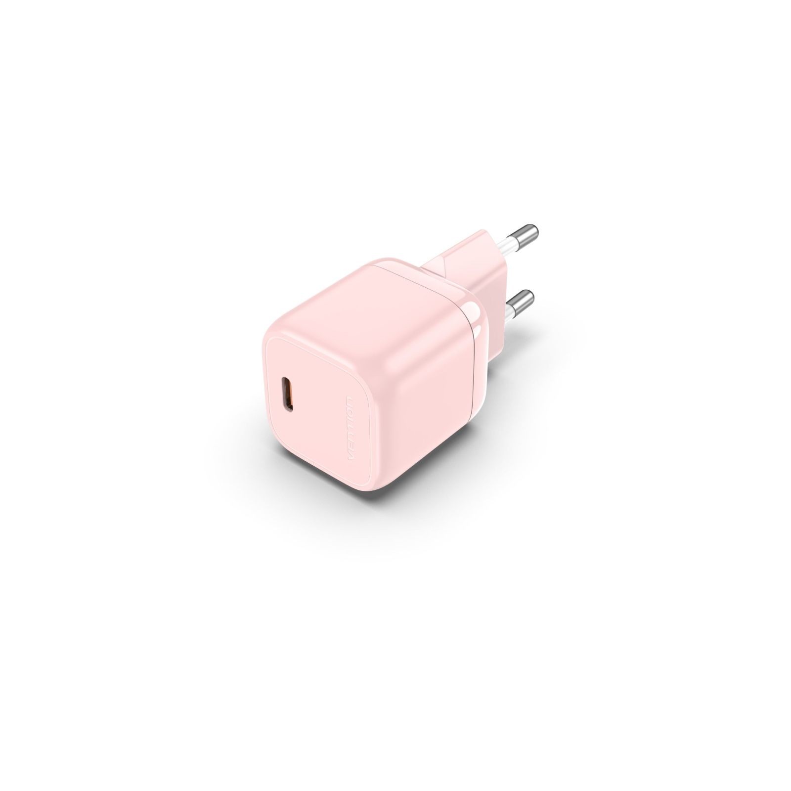 Cargador Pared 30W USB-C 3A Rosa Vention