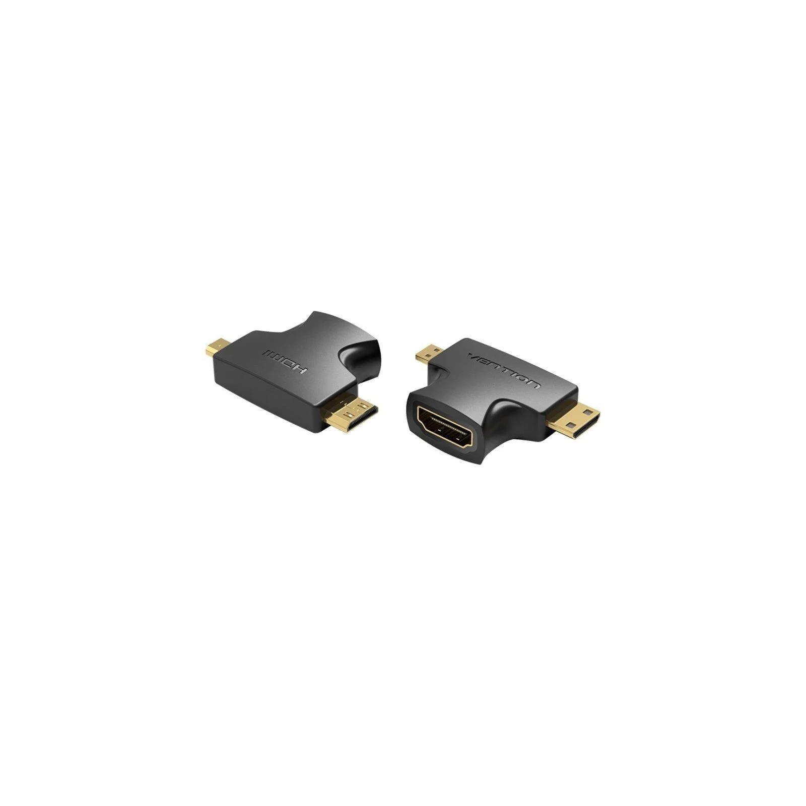 Adaptador HDMI 2 en 1 Mini Micro Negro Vention