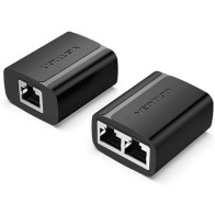 RJ45 Splitter 2 Units Black Vention