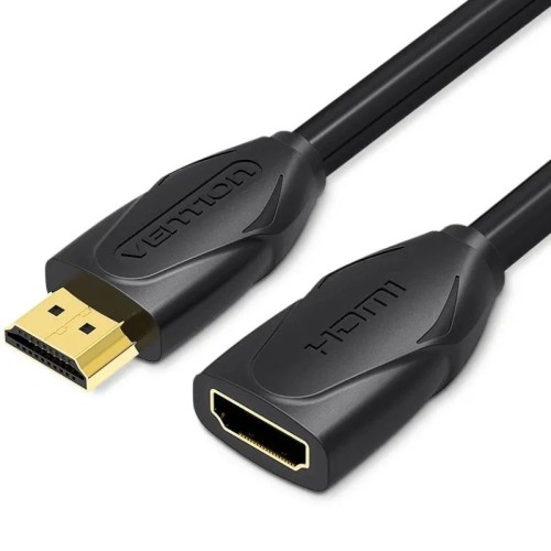 Cable Alargador HDMI M-H 1 M Negro Vention