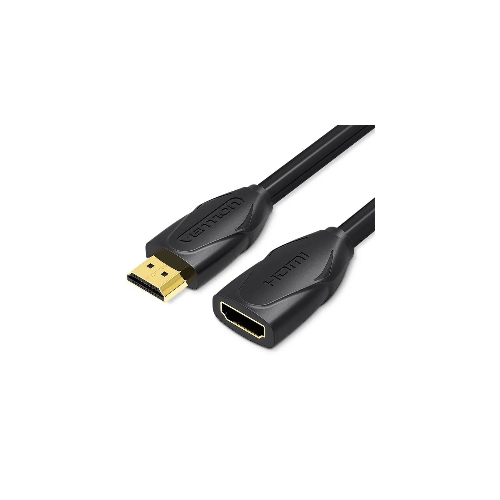 Vention 1m HDMI Male to Female Extension Cable Black