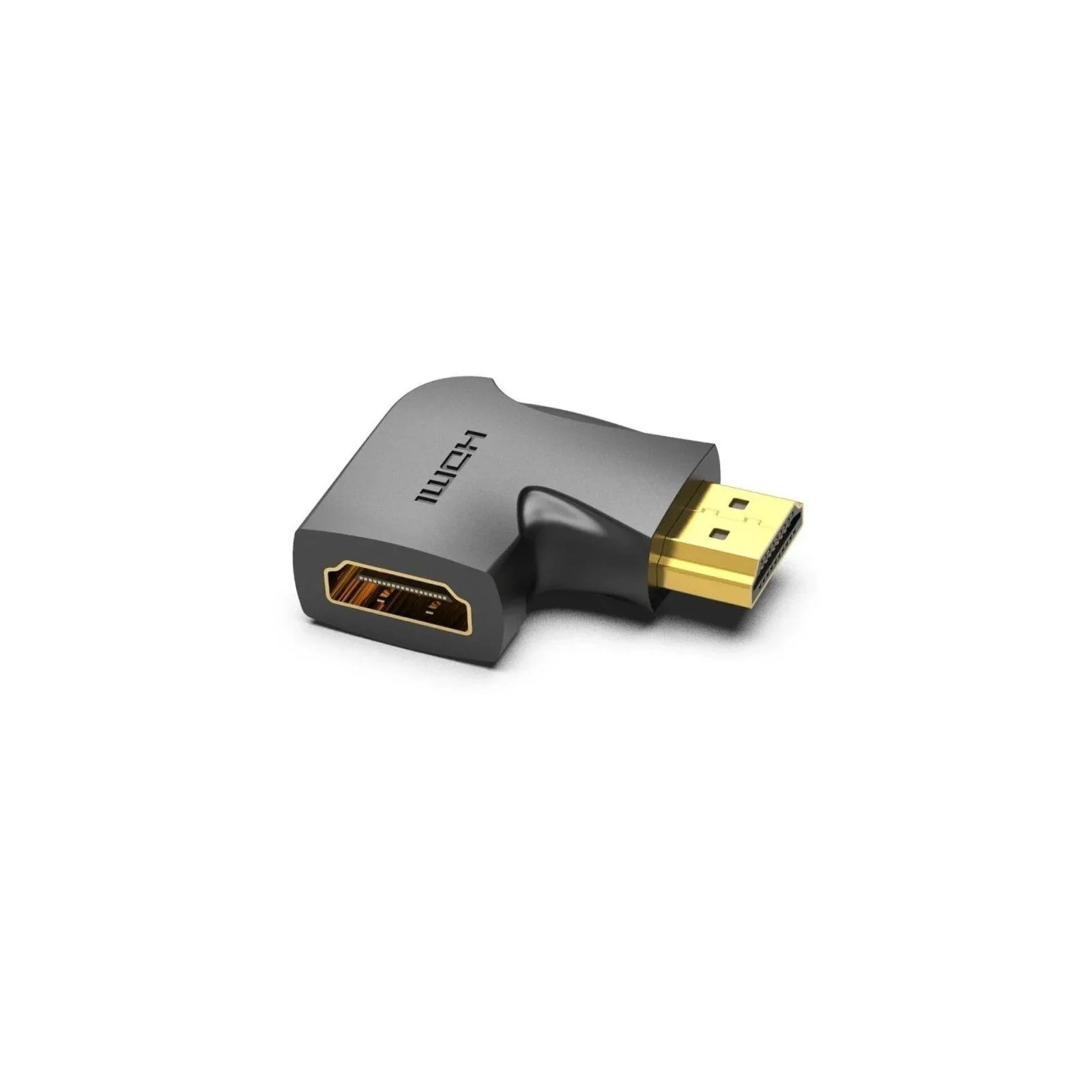 Adaptador HDMI 4K 90° Macho a Hembra Negro Vention