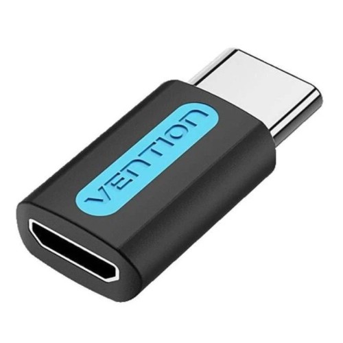 Adaptador USB-C macho a Micro USB hembra Negro Vention