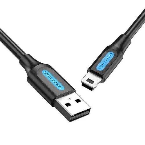 Cable USB 2.0 Mini USB a USB 1.5 M Negro Vention