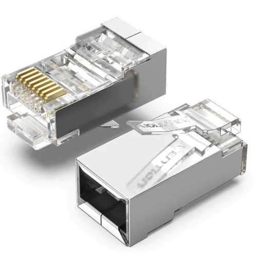 RJ45 Cat6 FTP Connector Vention 100 Units