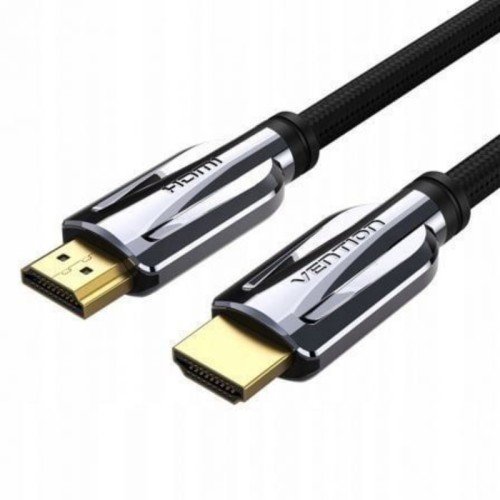 Cable HDMI V2.1 8K M-M Trenzado 1M Negro/Gris Vention