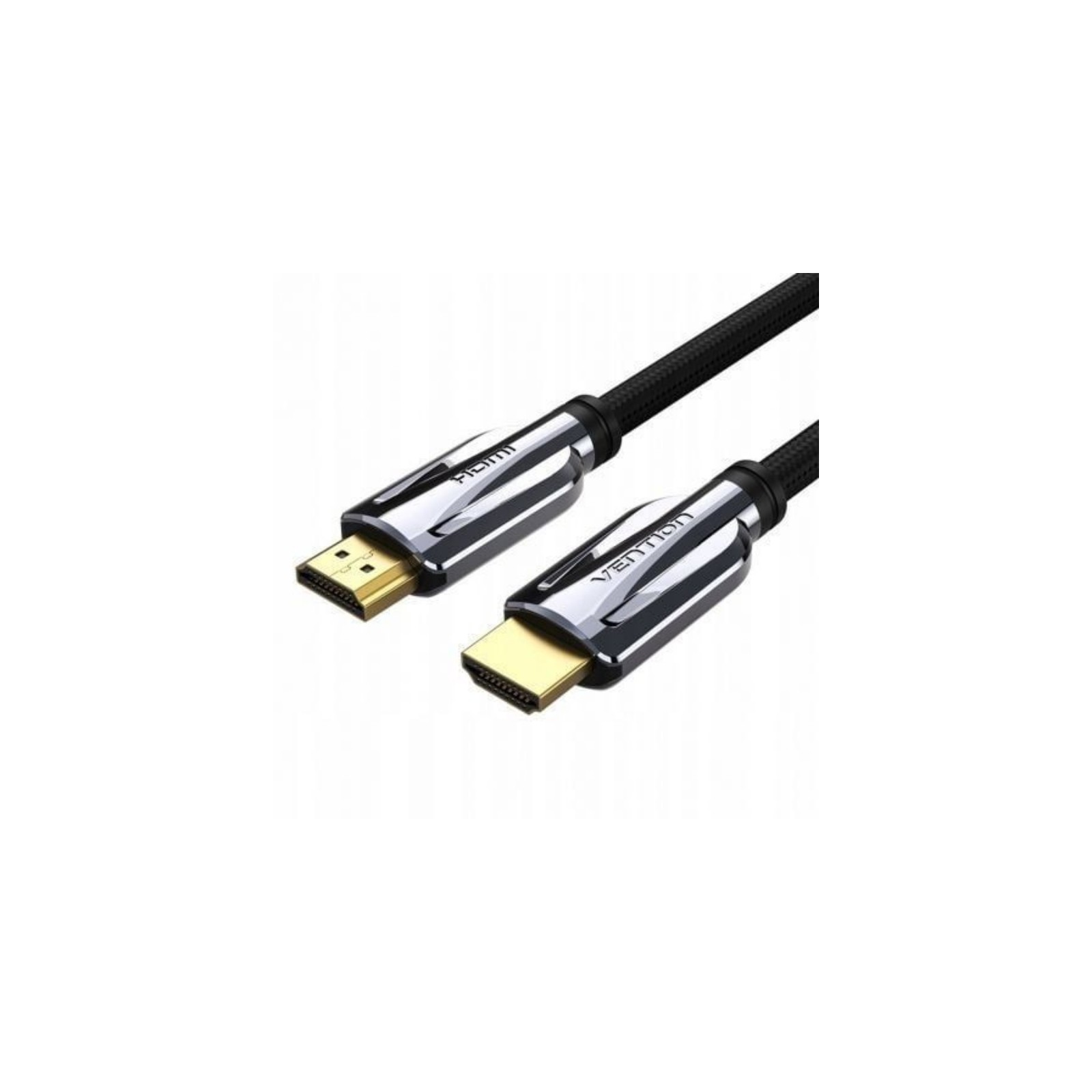 HDMI V2.1 8K M/M Braided Cable 1M Black/Gray Vention