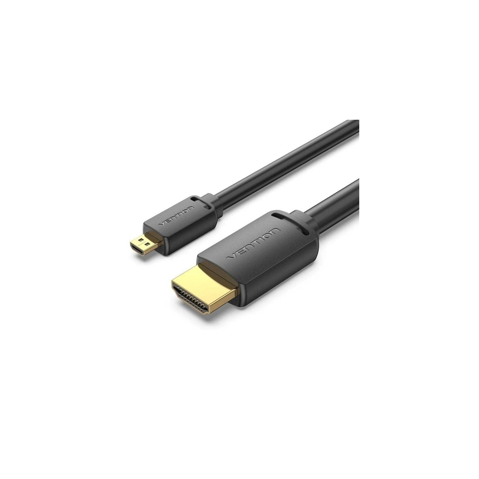 Cable HDMI 2.0 4K a Micro HDMI 2M Negro Vention