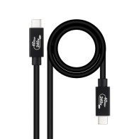 Nanocable USB 4 Gen 3x2 Cable 40Gbps 5A/240W USB-C/M to USB-C/M