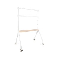 Tooq Floor Stand for 49''-80'' Monitors with Wheels