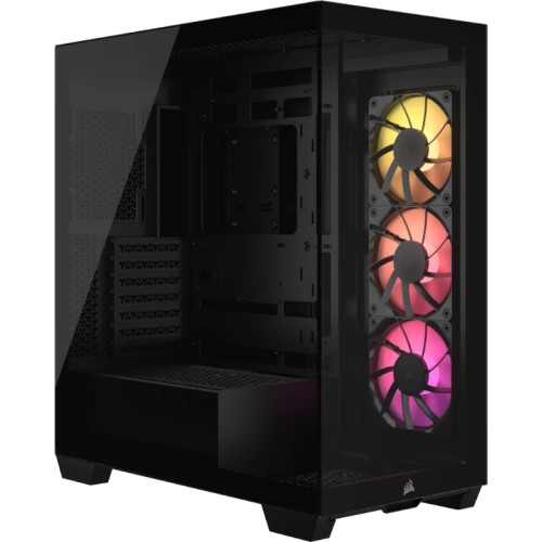 Caja Semitorre Atx 3500x Argb Tg Black Corsair