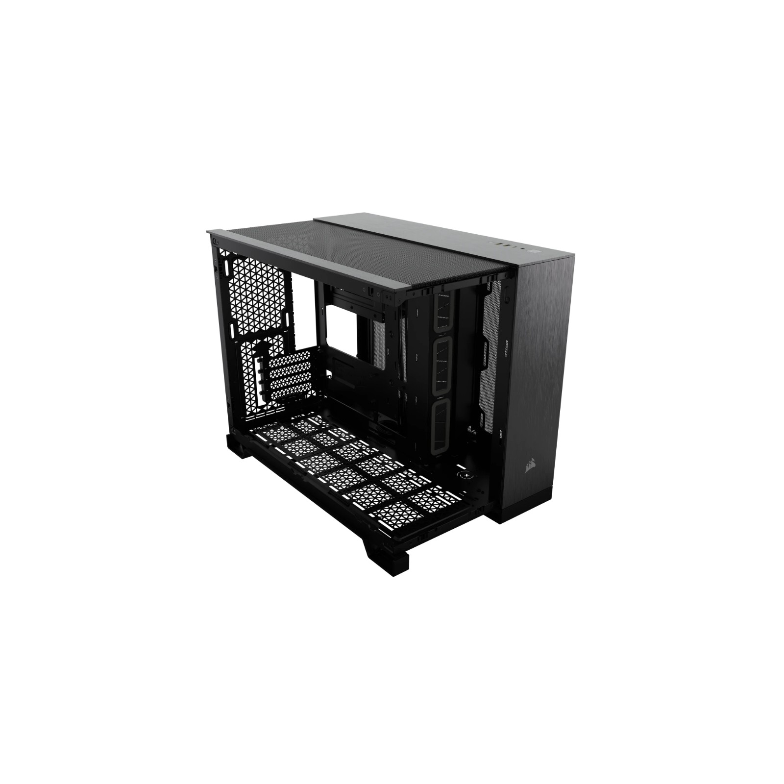 Caja MicroATX 2500X Tg Black/Obsidian Aluminum Corsair