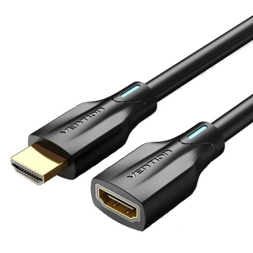 Cable Alargador HDMI 8K Macho a Hembra 1M Negro