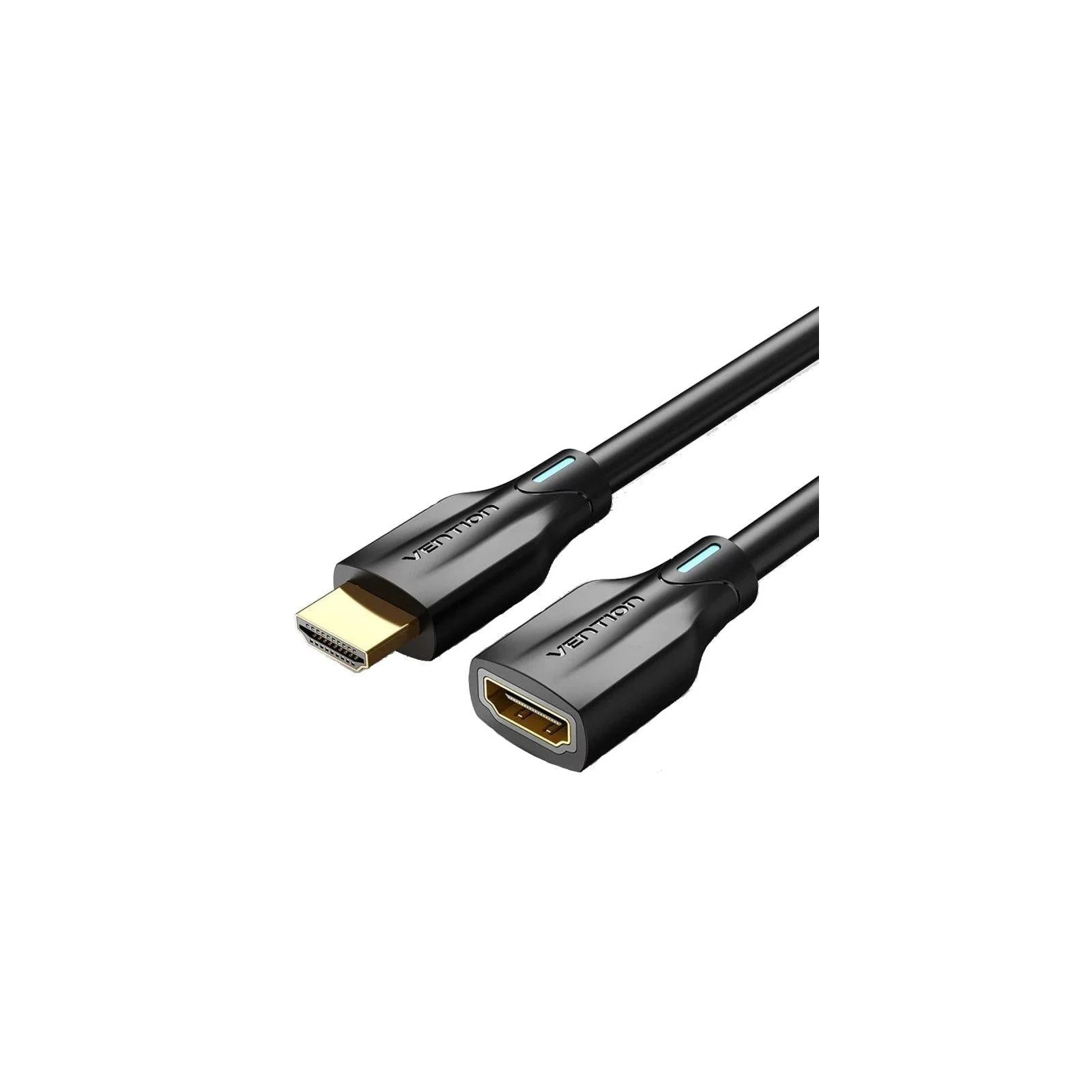 8K HDMI Male to Female Extension Cable 1M Black