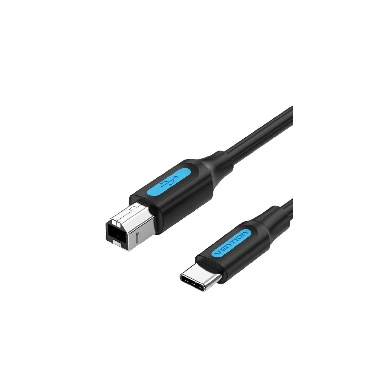 Cable Usb 2.0 Impresora Tipo Usb A/m Usb-c/m 1 M Negro Vention