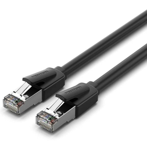 Cable Ethernet Vention Cat8 S/FTP AWG26 1 m Negro