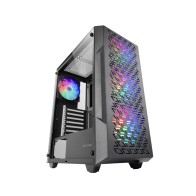 MC-GEO ATX Semi-Tower Case Black with FRGB