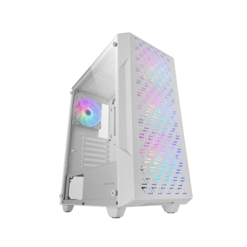 Mars Gaming MC-GEO White ATX Case with FRGB