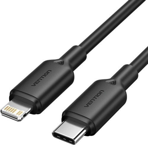 Cable USB-C a Lightning 2m Negro Vention