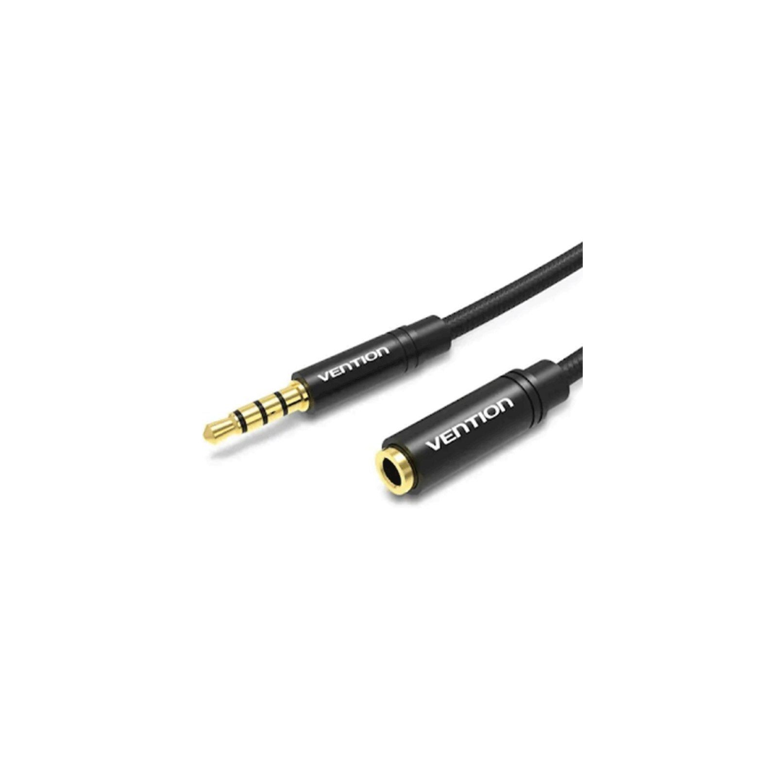 Vention 3M Stereo Audio Cable 3.5mm Male to 3.5mm Female Black Vention