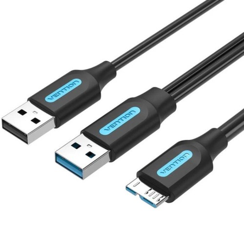 1M USB 3.0 to MicroUSB Cable Black Vention