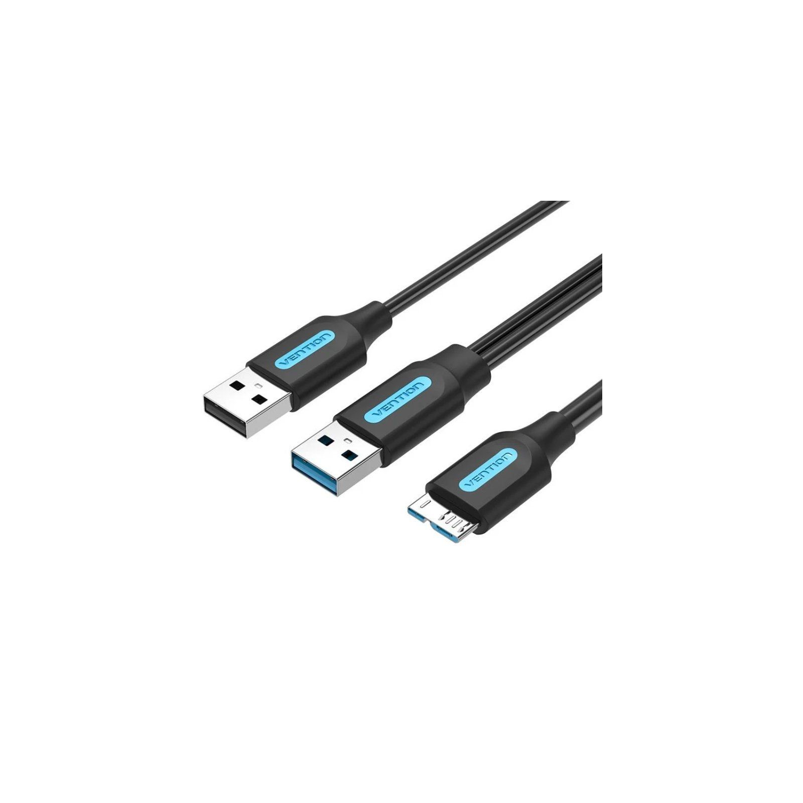 Cable USB 3.0 a MicroUSB de 1M Negro Vention