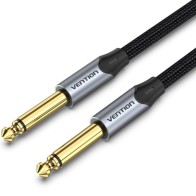 Cable de Audio Vention 1.5M Jack 6.5mm Macho a Macho Gris