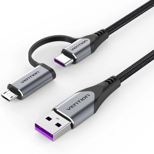 Vention USB 2.0 to 2-in-1 Cable