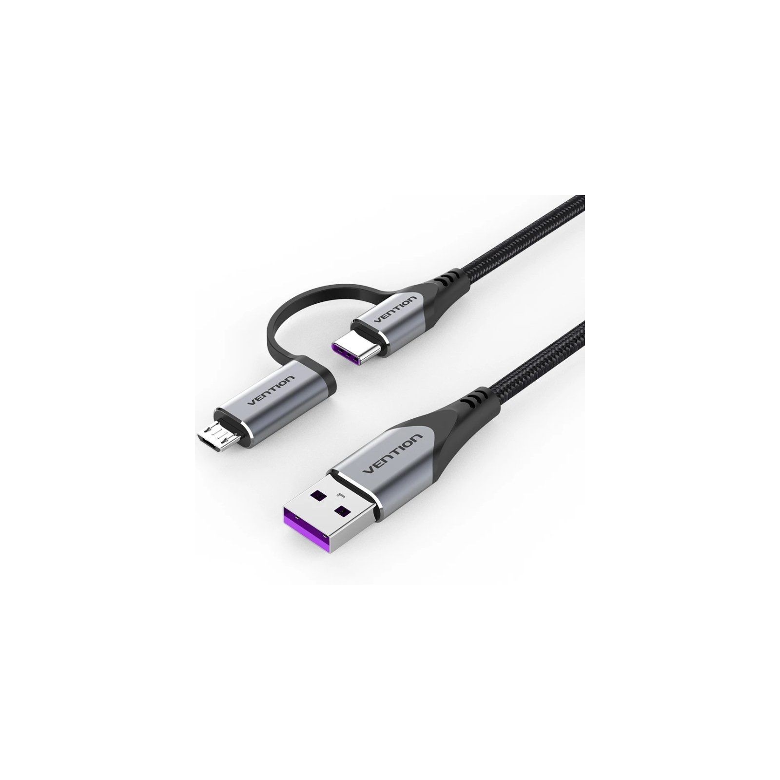 Vention USB 2.0 to 2-in-1 Cable