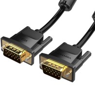 Cable VGA M-M 10 M Negro Vention para Alta Definición