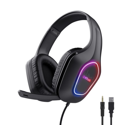 Auricular Gaming GXT416 Zirox RGB Inalámbrico Trust