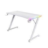 Trust GXT 709W Luminus Gaming Desk White