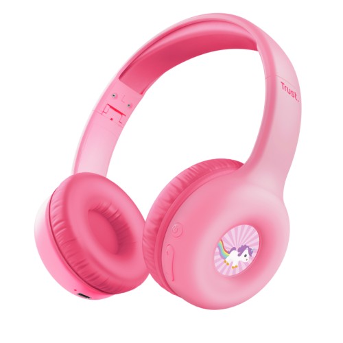 Trust Nouna Kids Wireless Headphones Pink