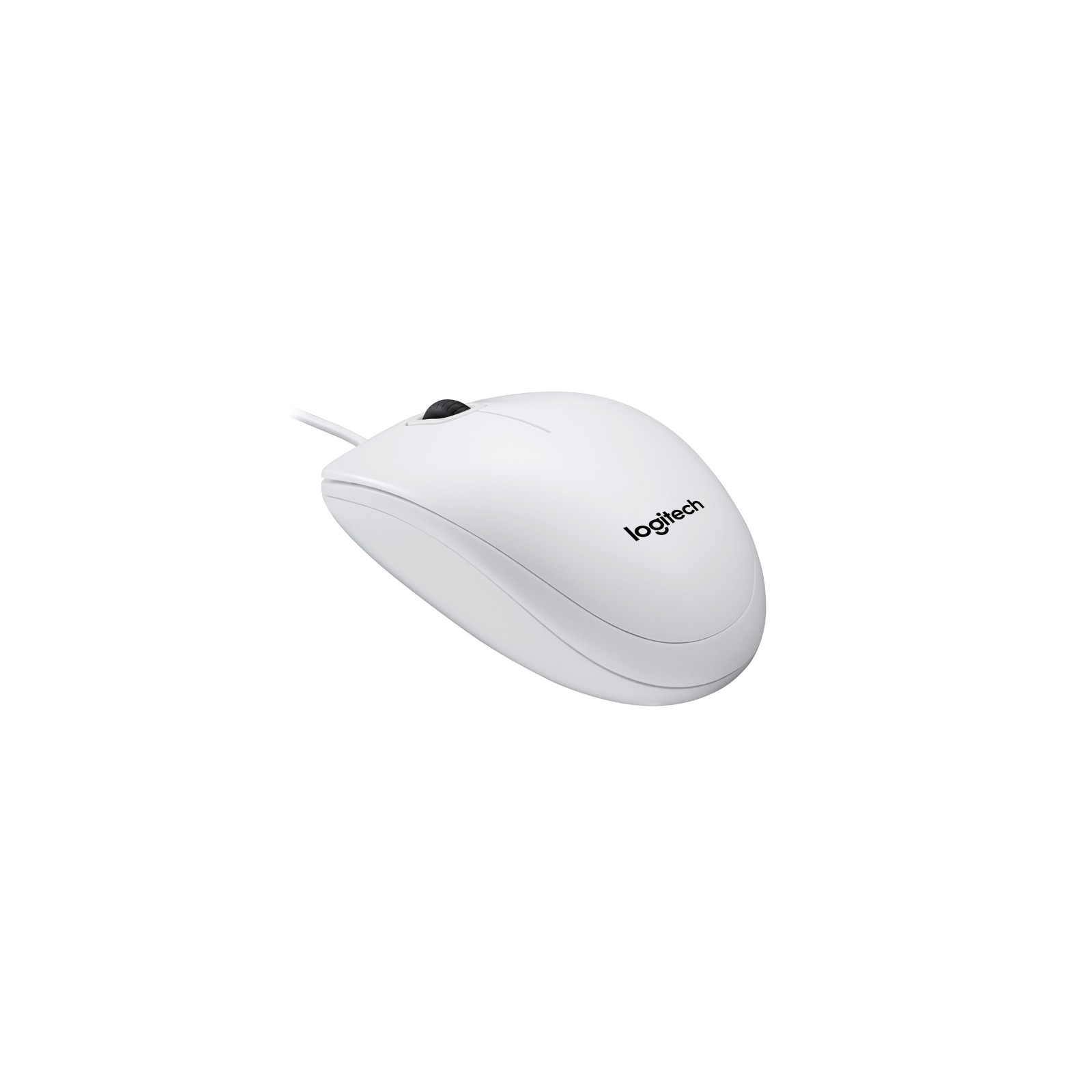 Logitech B100 White Optical Mouse