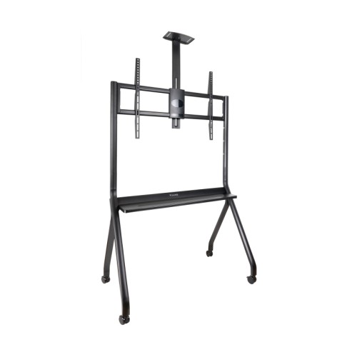 iStar Floor Stand with Wheels 55 to 100 Inches Black