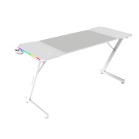 Mars Gaming MGD-X140 RGB White Gaming Desk