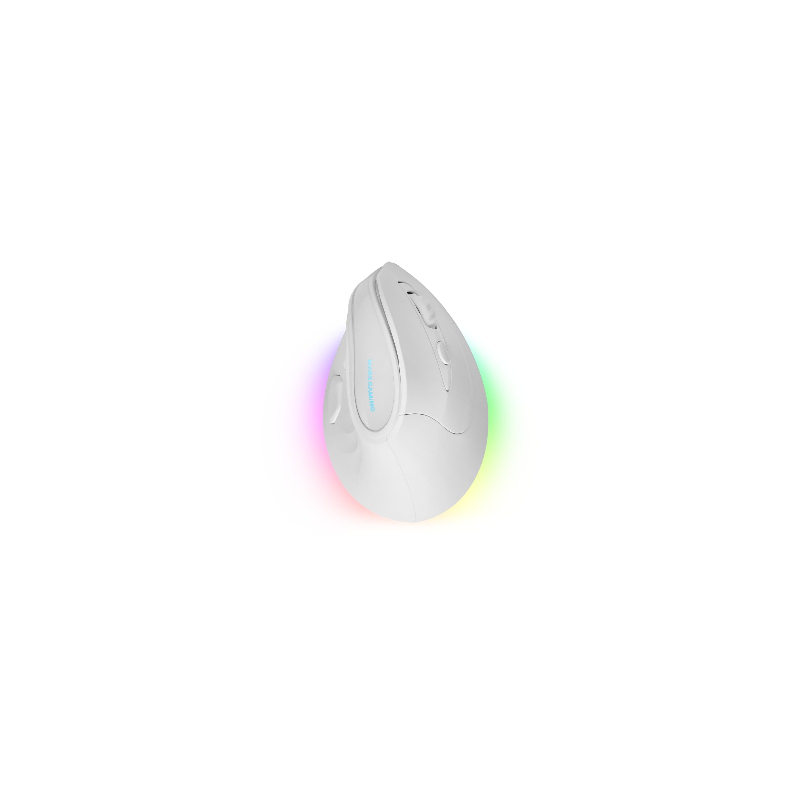 MMSK RGB Optical Mouse White Mars Gaming