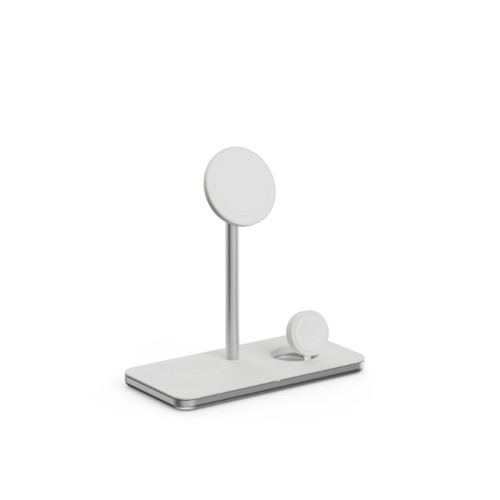 3-in-1 Wireless Charging Stand Silver