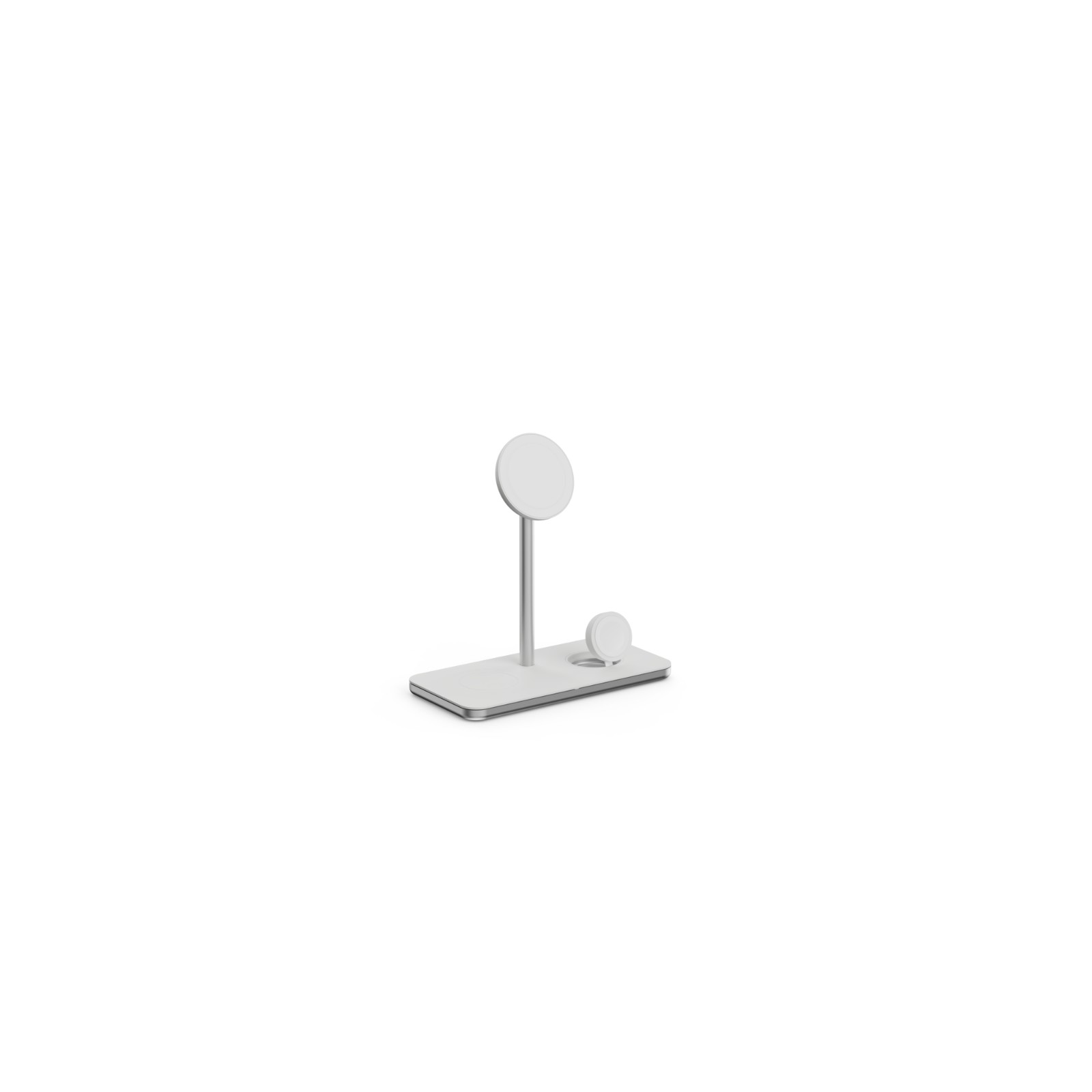 3-in-1 Wireless Charging Stand Silver