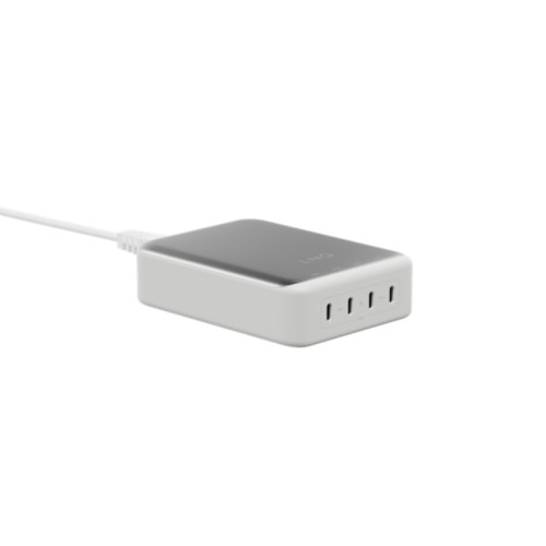 Cargador de Escritorio 4xUSB-C 240W Gan2 Plata Linq