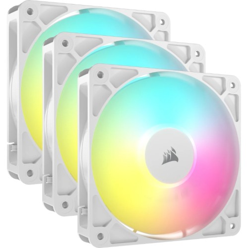 Corsair RS120 ARGB Auxiliary Fan 120mm White Triple Pack