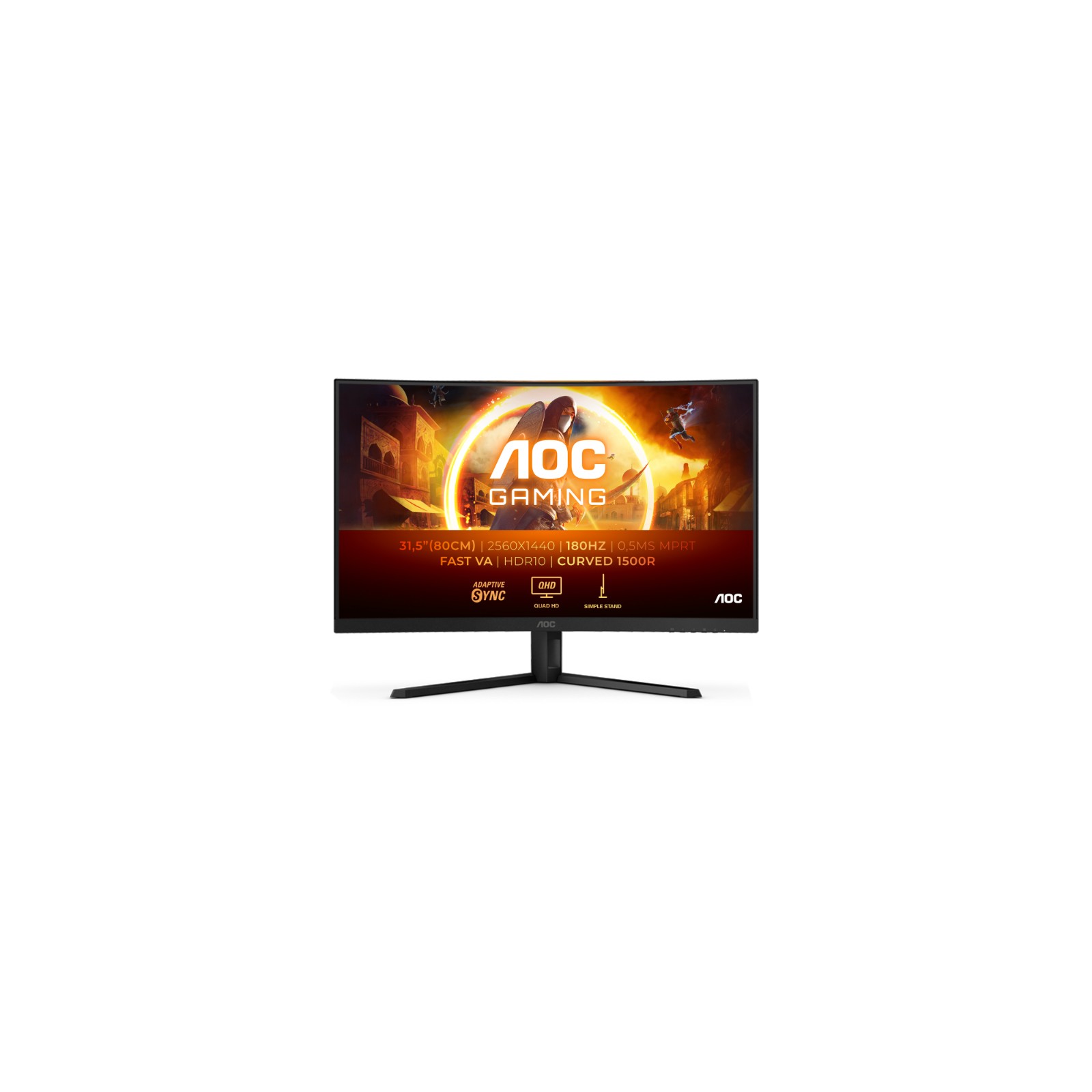 AOC Curved Gaming Monitor CQ32G4VE 180Hz