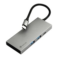 Hub USB-C Wonderdock 4 Pro Gris NGS